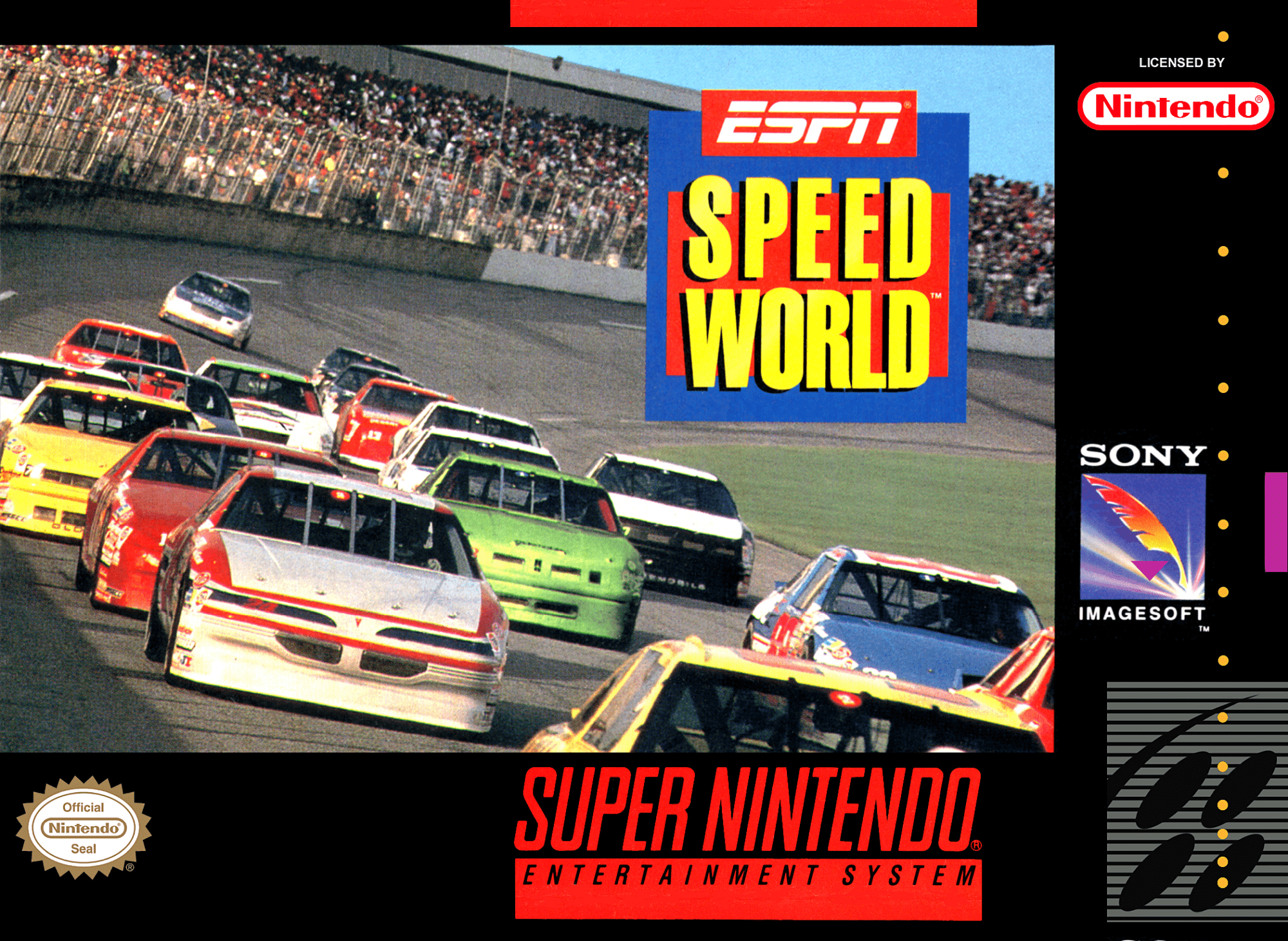 ESPN Speed World box art for Super Nintendo